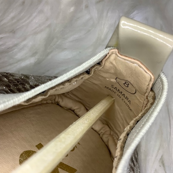 New Yosi Samar Samara Metallic Ballet Flats Sz-8 - Picture 8 of 9